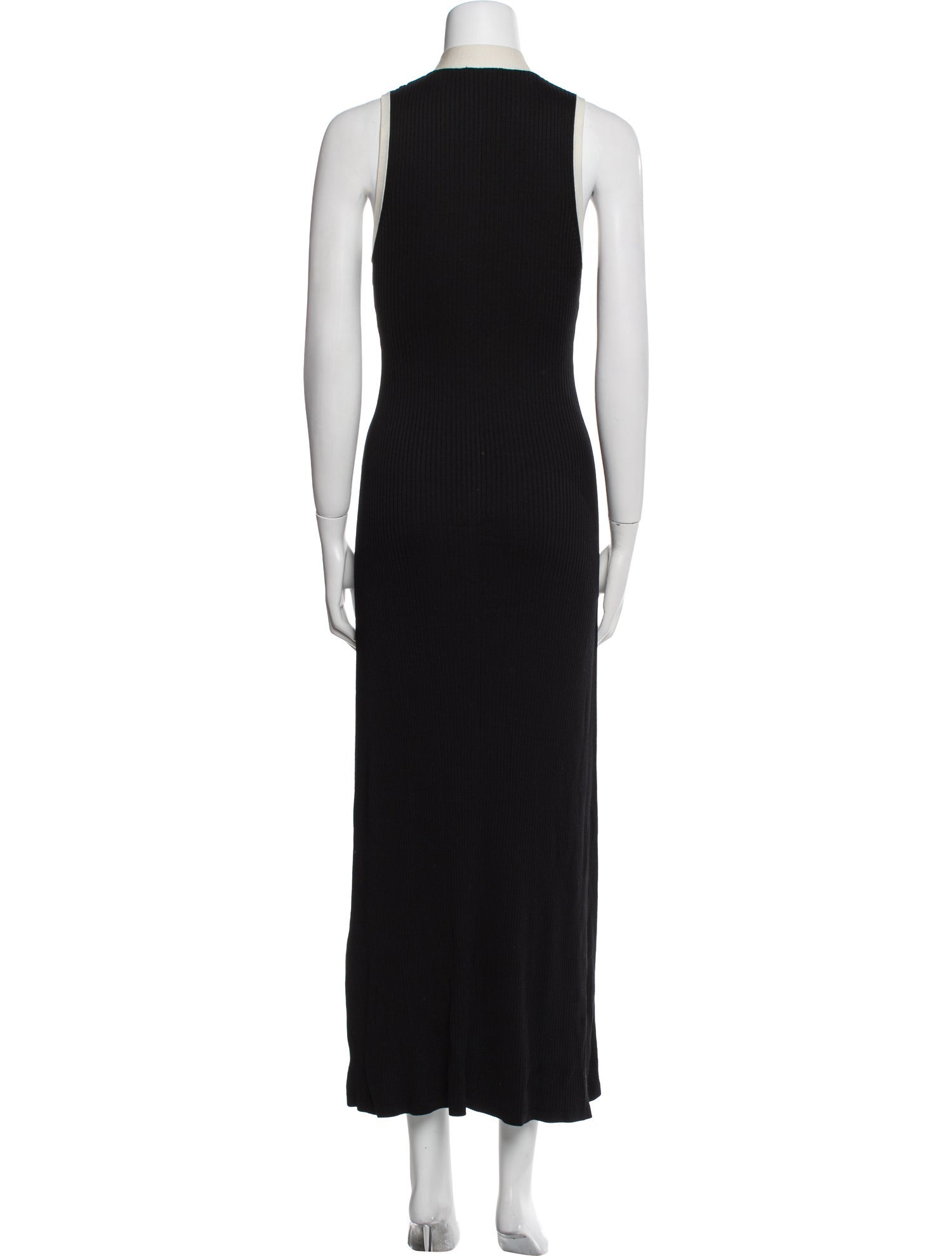 Sandro V-Neck Midi Length Dress